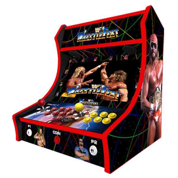 2 Player Bartop Arcade Machine -  Wrestlefest